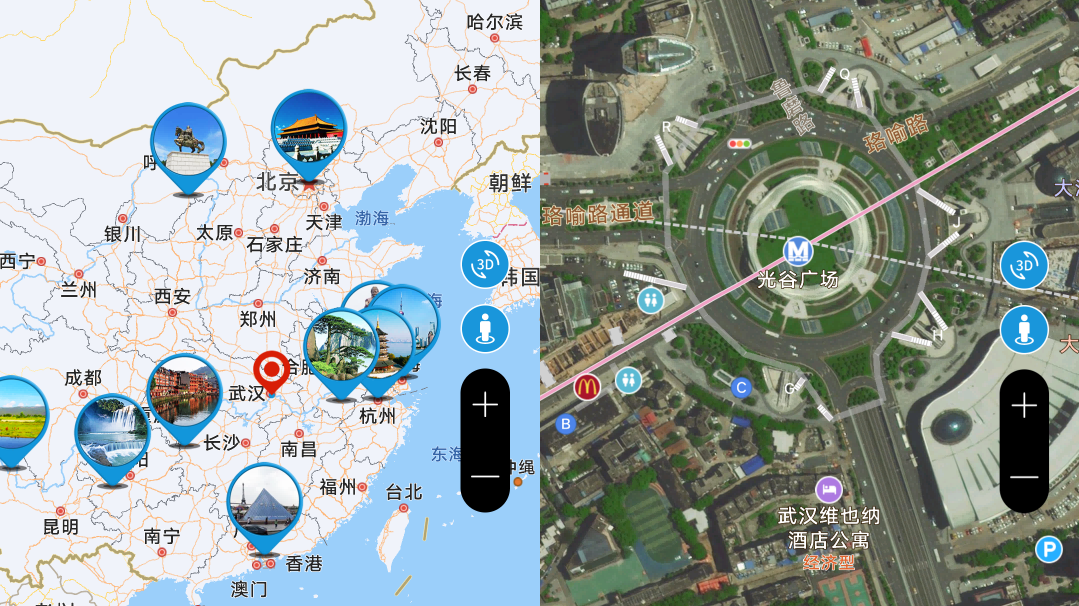 可以看到实景的地图软件