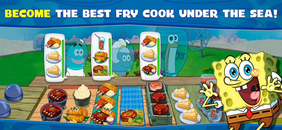 海绵宝宝大闹蟹堡王无限金币钻石版