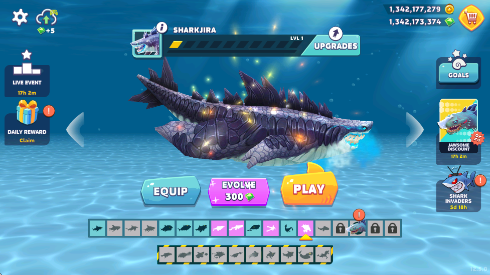 饥饿鲨进化无限金币