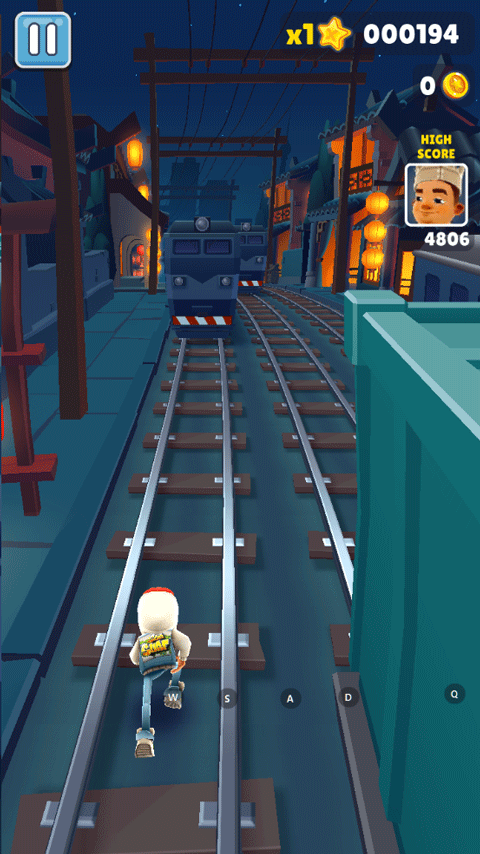 地铁跑酷国际服洛阳站