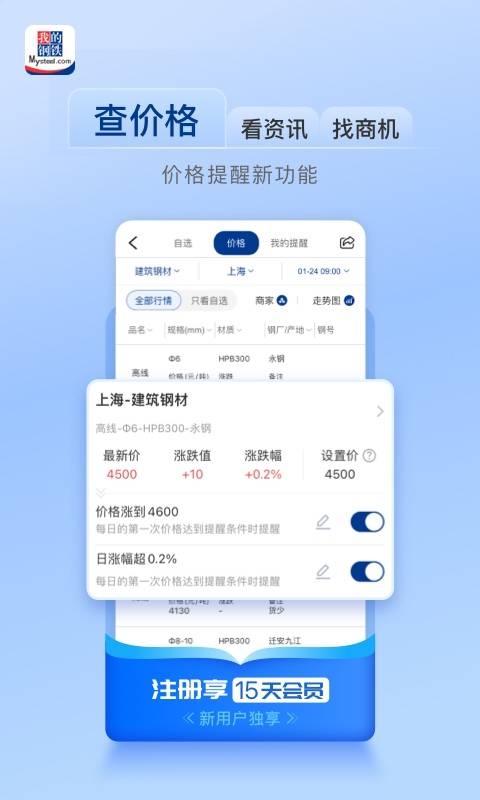 我的钢铁网app下载安装最新版 6.20.1