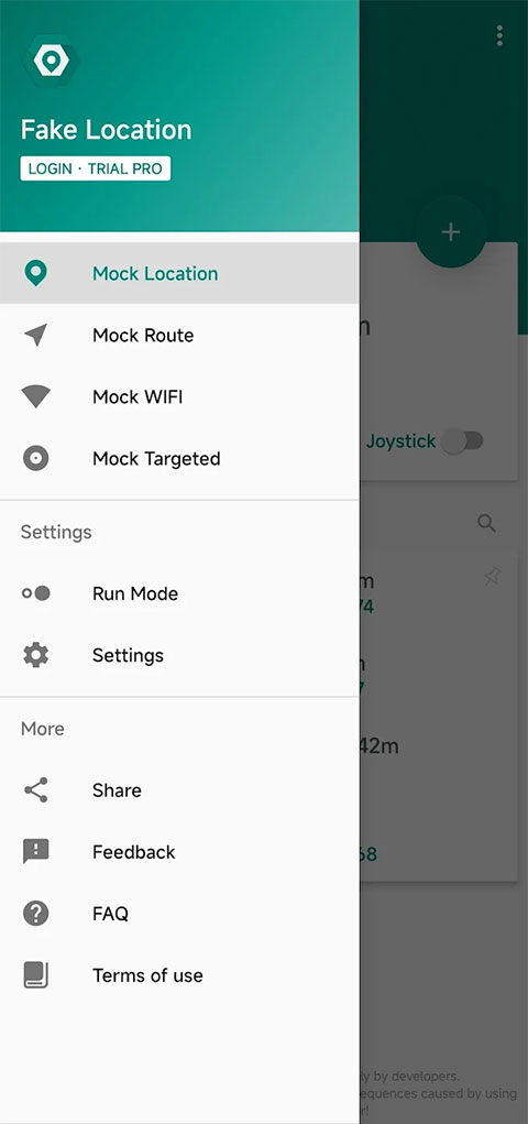 Fake location虚拟位置