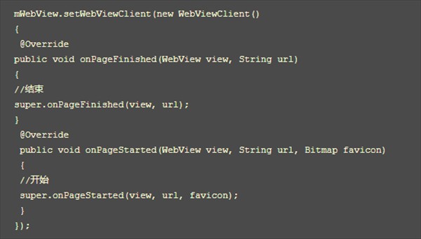 获得WebView网页加载初始化和完成事件配图1
