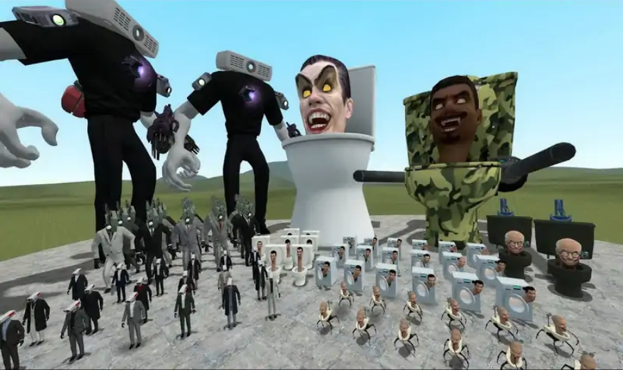 盖瑞模组马桶人模组