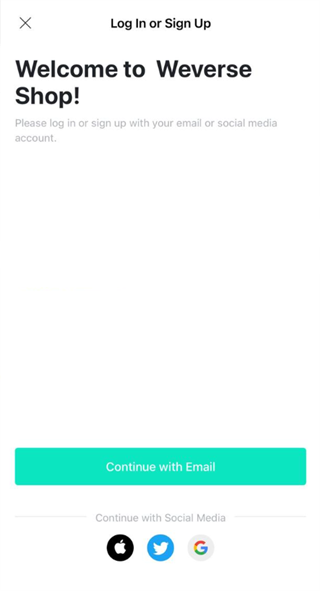 weverse shop教程